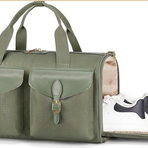 Olive Green Weekender Bag